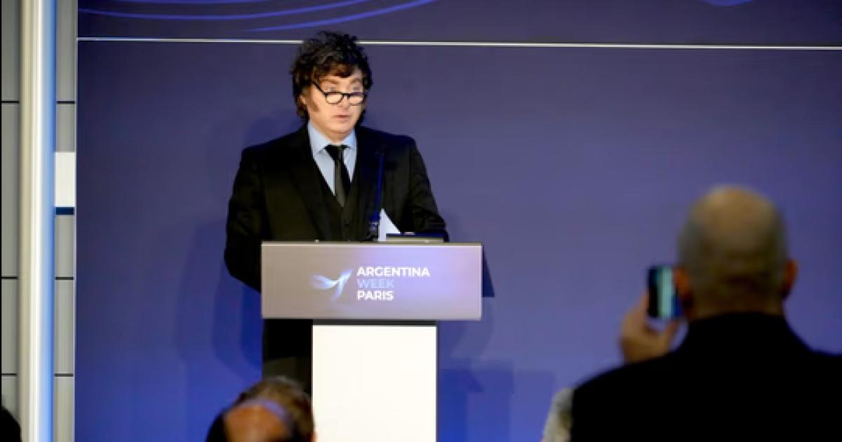 El presidente Javier Milei