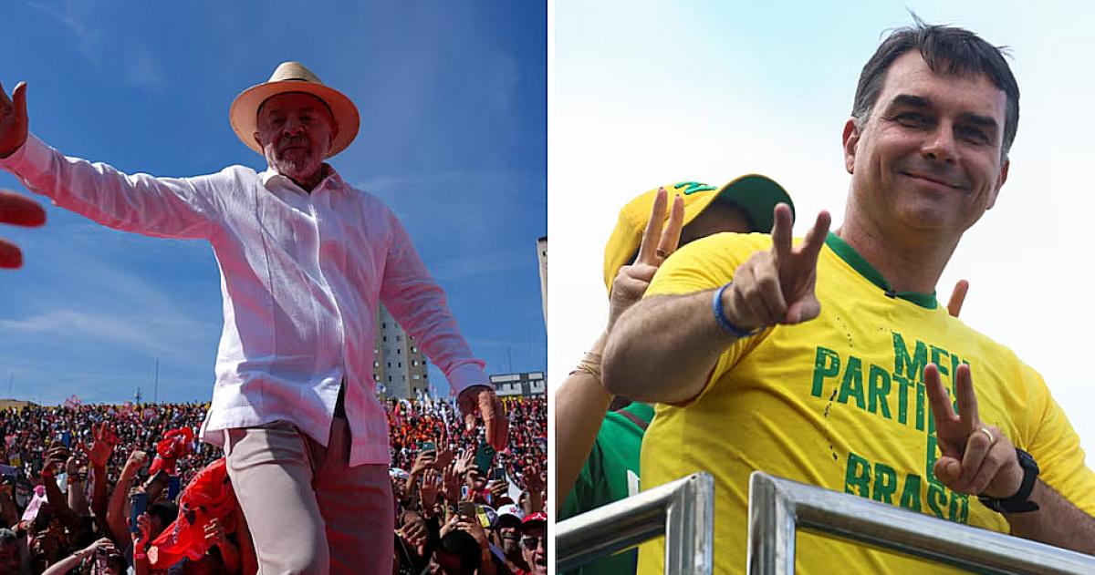 Elecciones en Brasil- Lula y Fl�vio Bolsonaro iniciaron la campaña electoral con una fuerte disputa por la seguridad y la economía