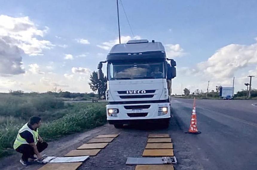 Vialidad publicó nuevas actas por exceso de carga la mayoría labradas sobre la Ruta Provincial 18