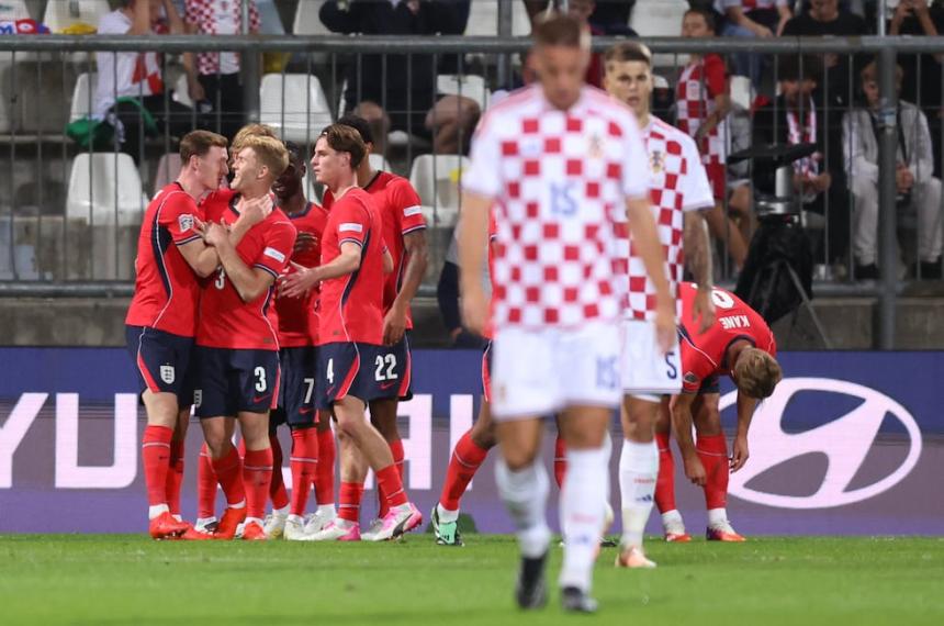  Inglaterra humilló a Croacia