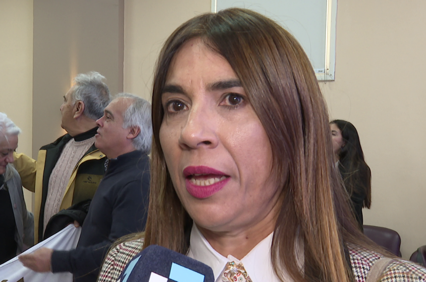 Patricia Ferretti presidenta de la Comisión Vecinal de Lowo Che Oeste