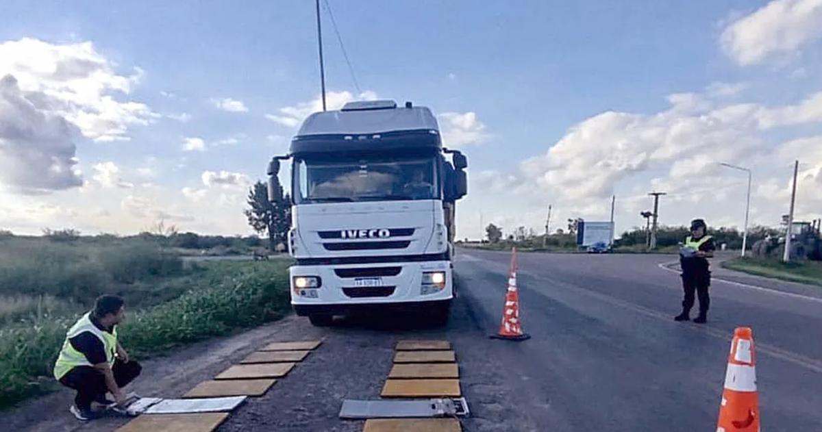 Vialidad publicó nuevas actas por exceso de carga la mayoría labradas sobre la Ruta Provincial 18