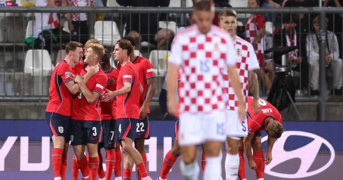  Inglaterra humilló a Croacia