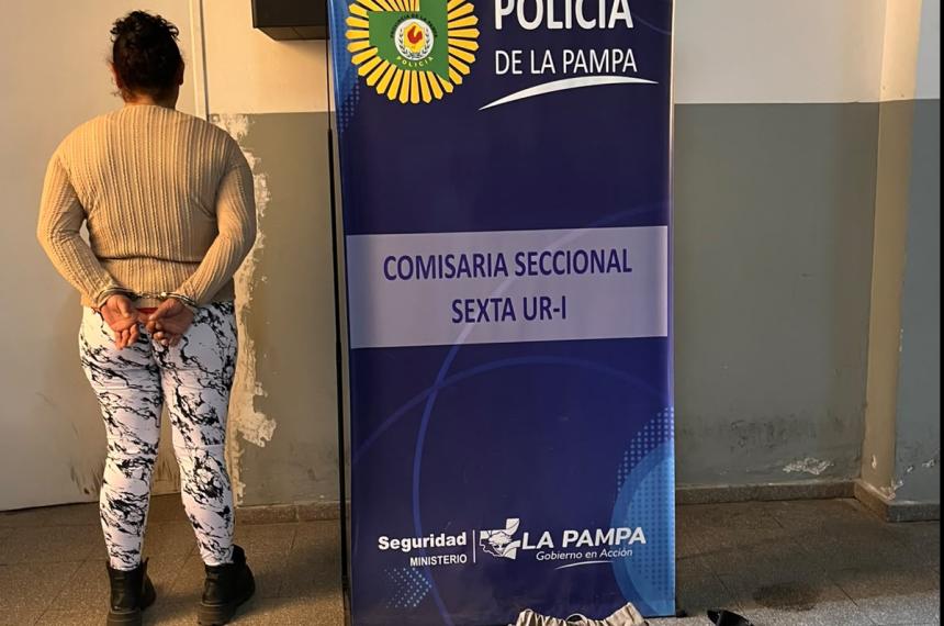 La mujer detenida tenía antecedentes de robo
