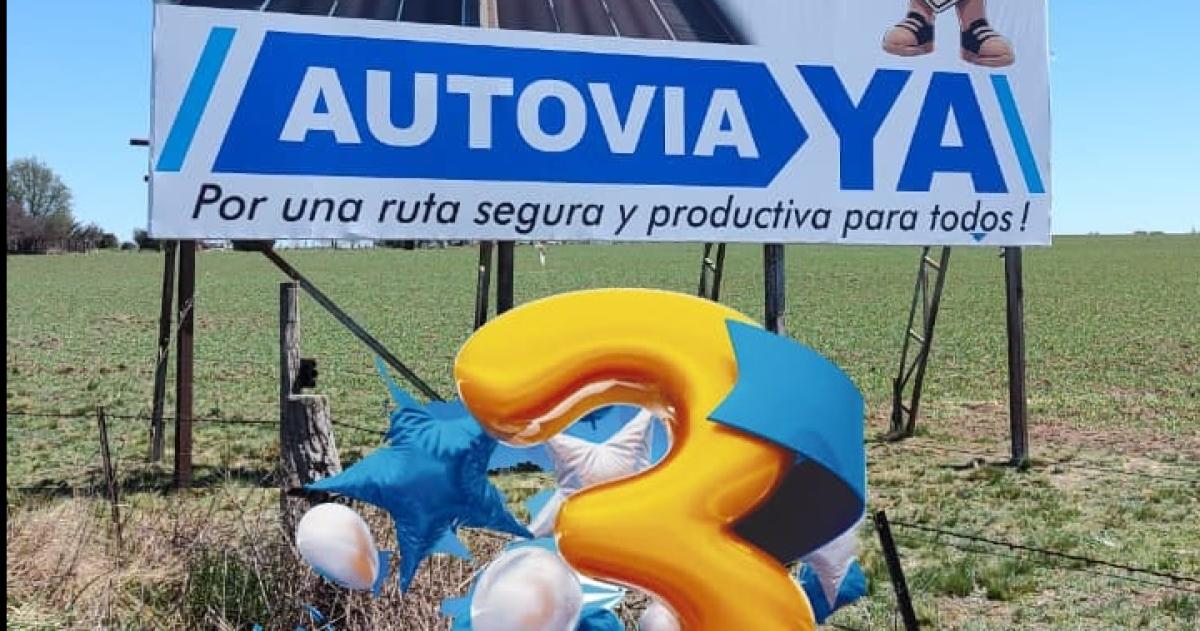 El grupo autoconvocado cumple 3 años de su reclamo de la Autovía 5