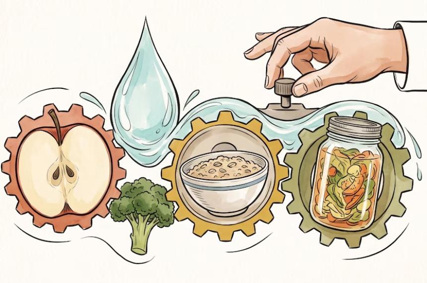 Una alimentación variada con frutas verduras legumbres semillas frutos secos y granos enteros puede acompañar el bienestar digestivo