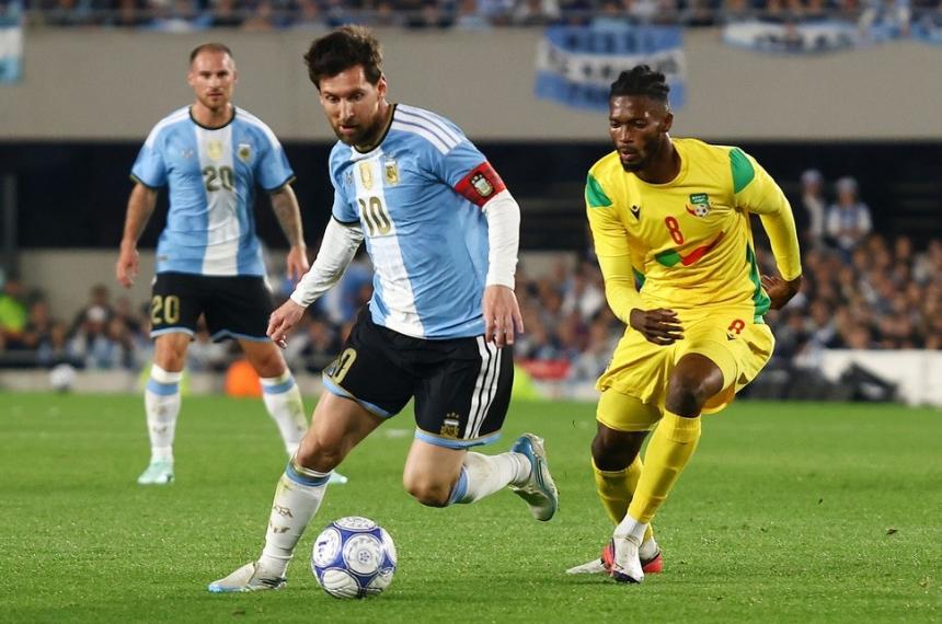 Messi tuvo algunas ocasiones de gol