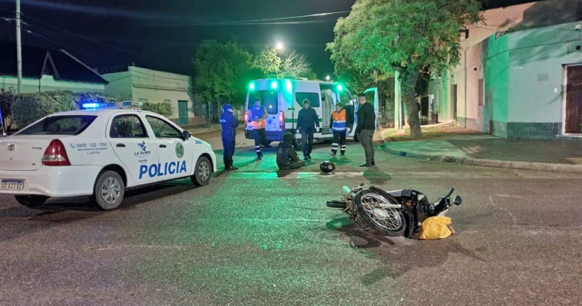 El joven quedó tendido sobre el asfalto
