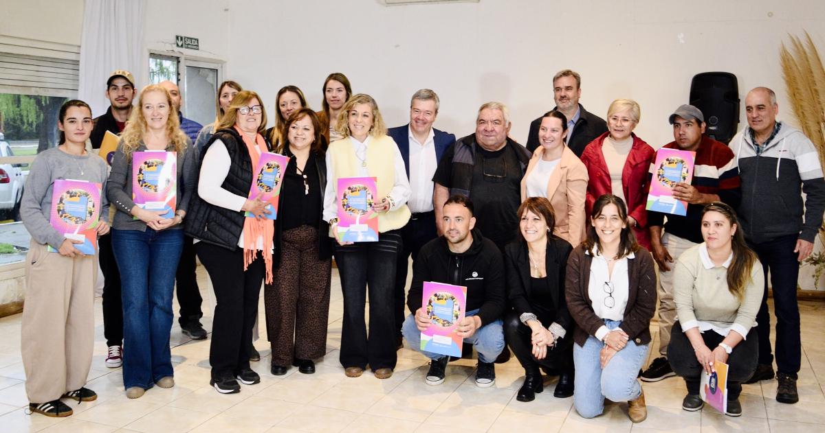 El acto en la localidad de Intendente Alvear
