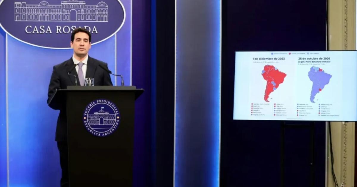 El vocero presidencial y referente de la LLA en La Pampa Adri�n Ravier