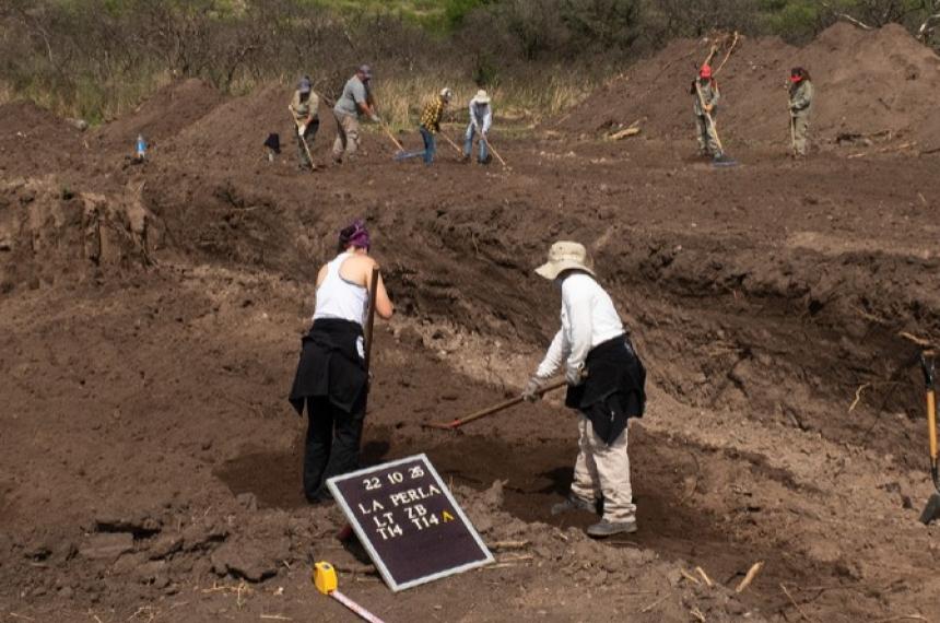 Los trabajos se realizan en el predio del ex Centro Clandestino La Perla