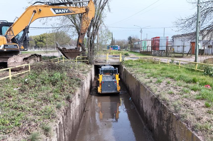 Se limpiaron 9300 metros de canales