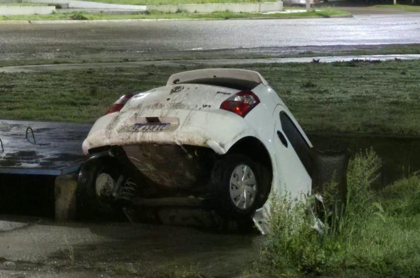 El Etios venía huyendo de un control policial