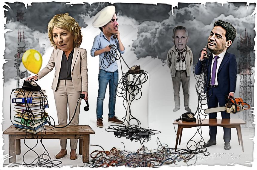 Teléfono descompuesto