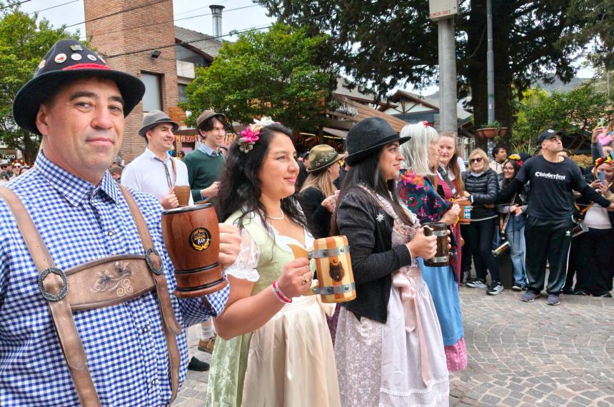 La Oktoberfest de Villa General Begrano fue uno de los eventos del finde largo