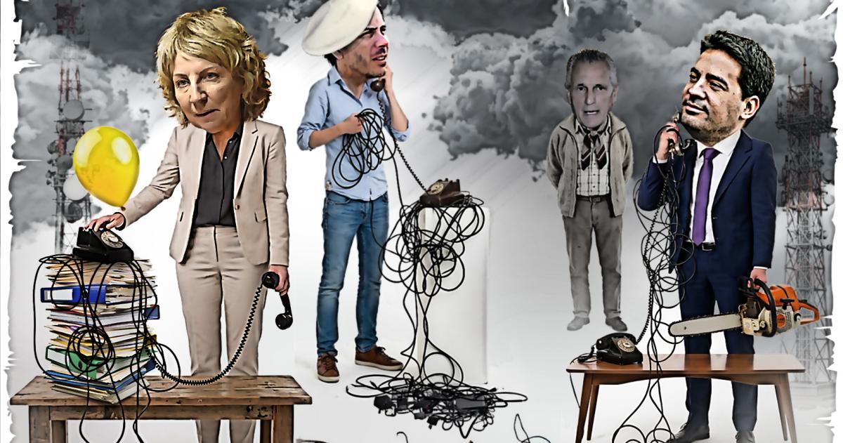 Teléfono descompuesto