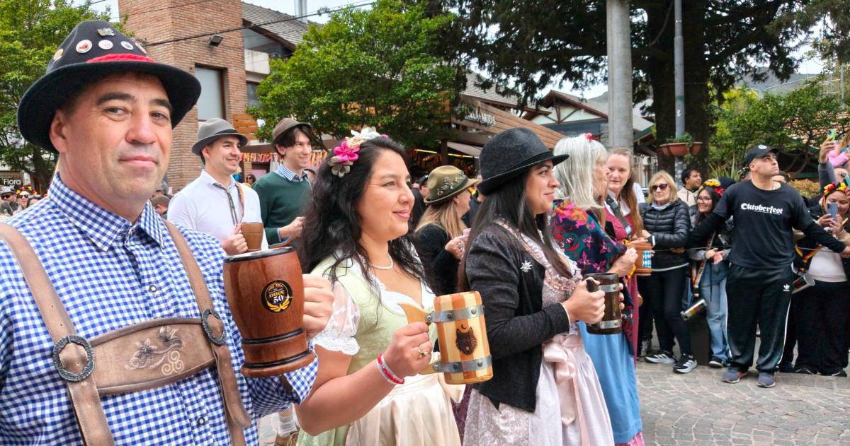 La Oktoberfest de Villa General Begrano fue uno de los eventos del finde largo