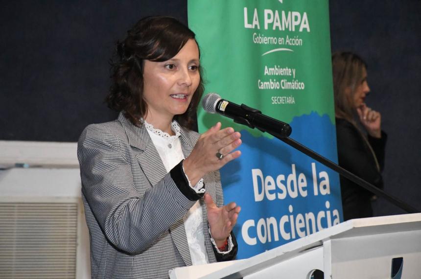 La secretaria de Ambiente y Cambio Clim�tico Vanina Basso