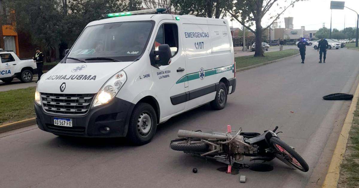 El Servicio de Emergencias atendió a la víctima del siniestro vial