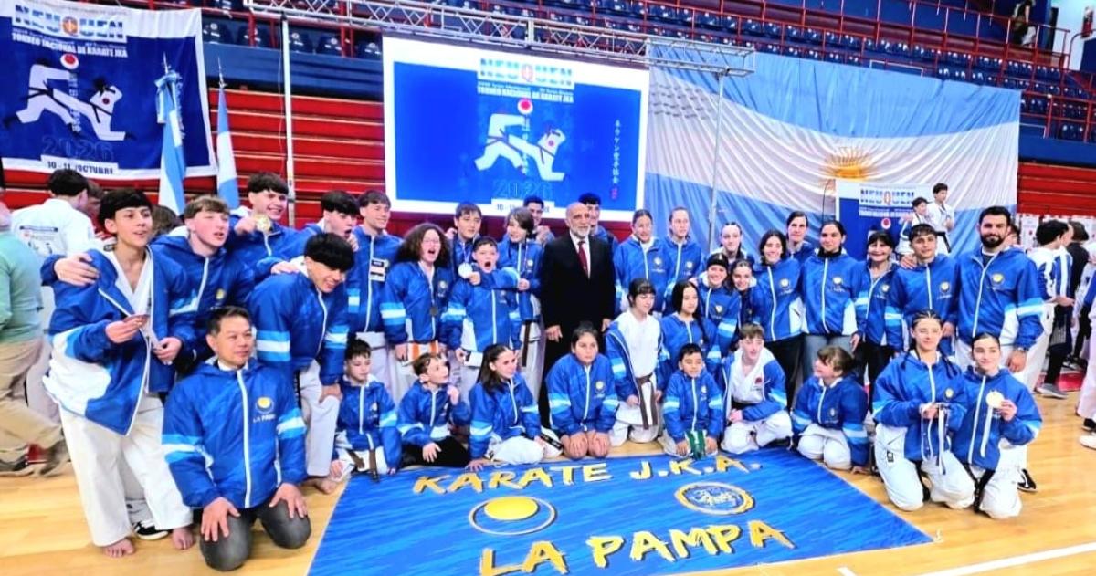El equipo pampeano que compitió en Neuquén