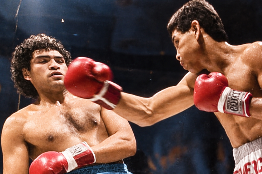 Castro y Marinangeli se enfrentaron en Santa Rosa en 1990 por el sudamericano s�per welter