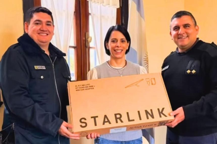 La intendenta Sibert hizo entrega de la antena