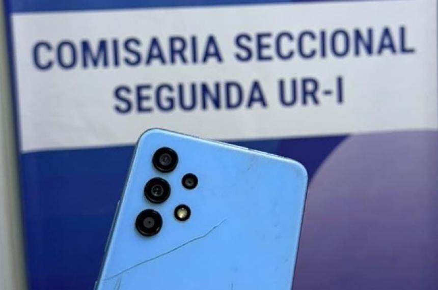 El celular robado fue devuelto a su propietario