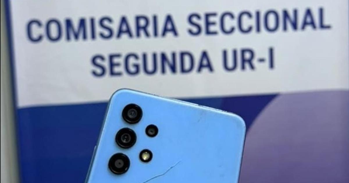 El celular robado fue devuelto a su propietario