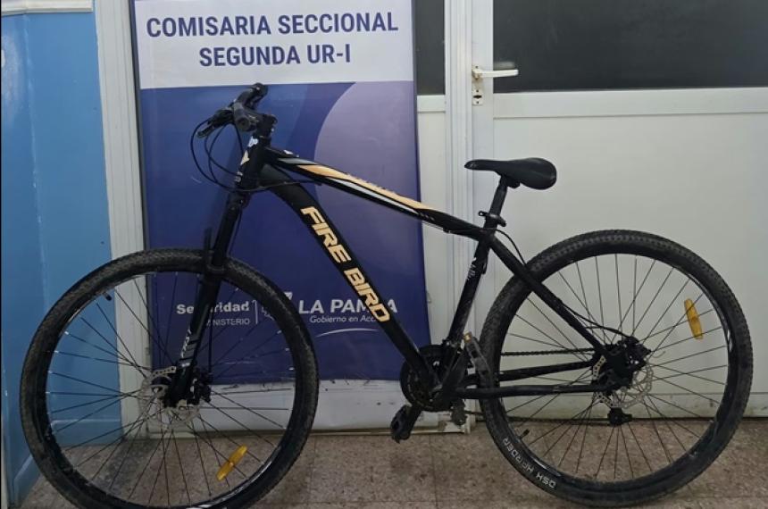 La bicicleta fue restituída a su propietario