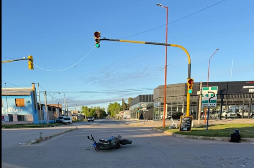 El choque se produjo en el cruce de Circunvalación y México