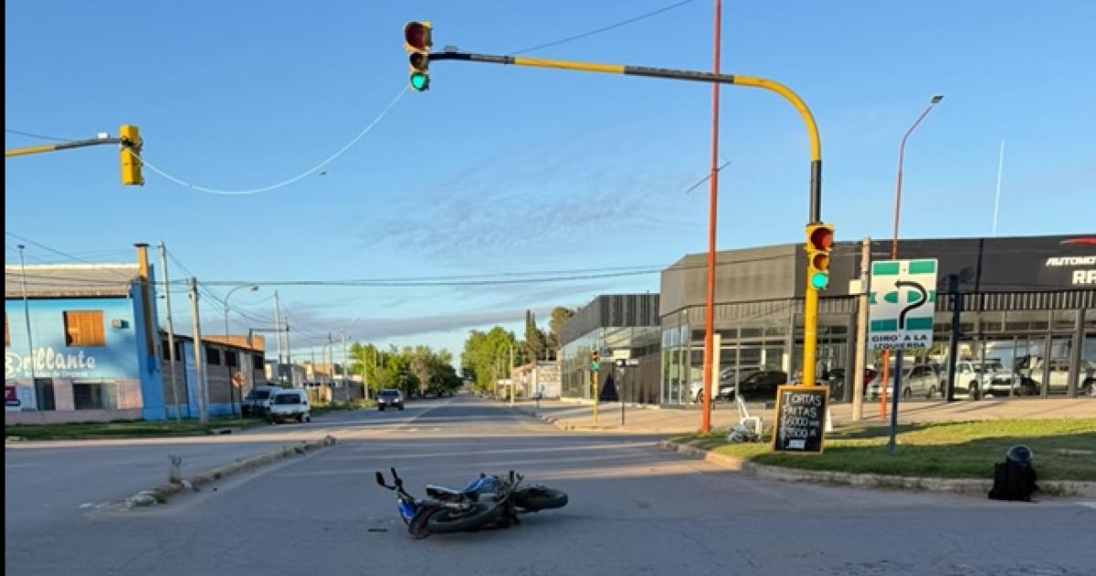 El choque se produjo en el cruce de Circunvalación y México