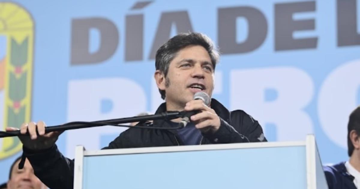 El gobernador bonaerense Axel Kicillof celebró el Día de la Lealtad