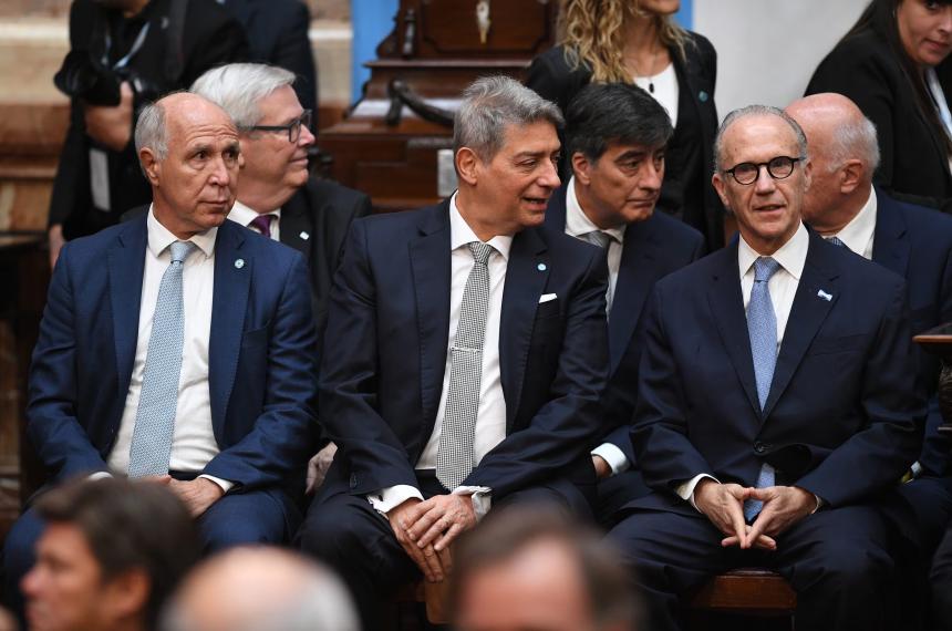 Lorenzetti Rosatti y Rosenkrantz los tres ministros de la Corte