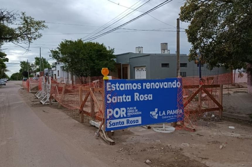 Las obras se llevan a cabo a través de la Administración Provincial del Agua