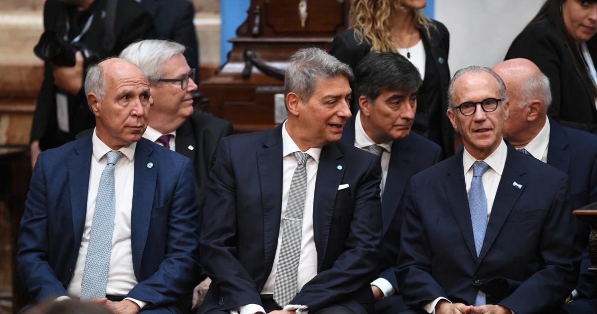 Lorenzetti Rosatti y Rosenkrantz los tres ministros de la Corte