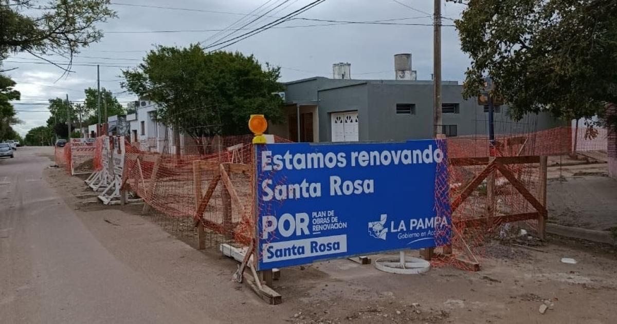 Las obras se llevan a cabo a través de la Administración Provincial del Agua
