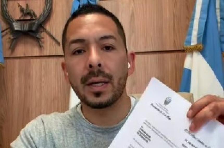 El intendente de 25 de Mayo publicó un video en sus redes sociales