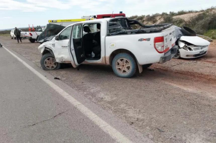 Las malas condiciones del tramo vial se cobraron otra vida (foto Diario Río Negro)