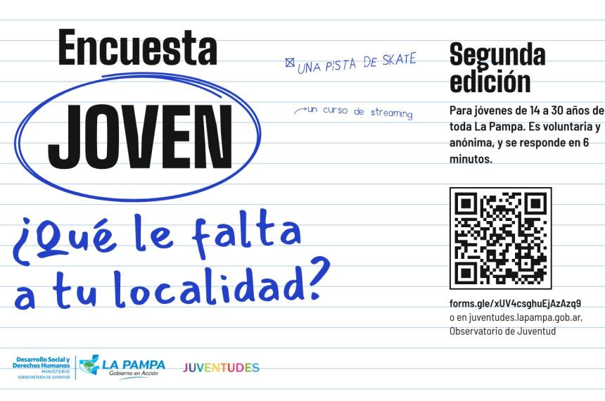 Juventud lanzoacute la segunda edicioacuten de la Encuesta Joven