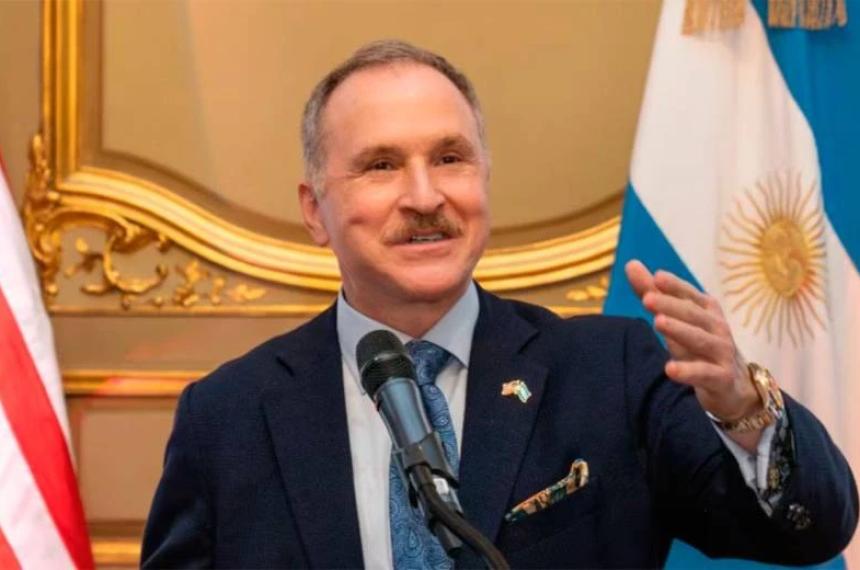 El embajador estadounidense Peter Lamelas ratificó el apoyo de la administración de Donald Trump a la gestión libertaria