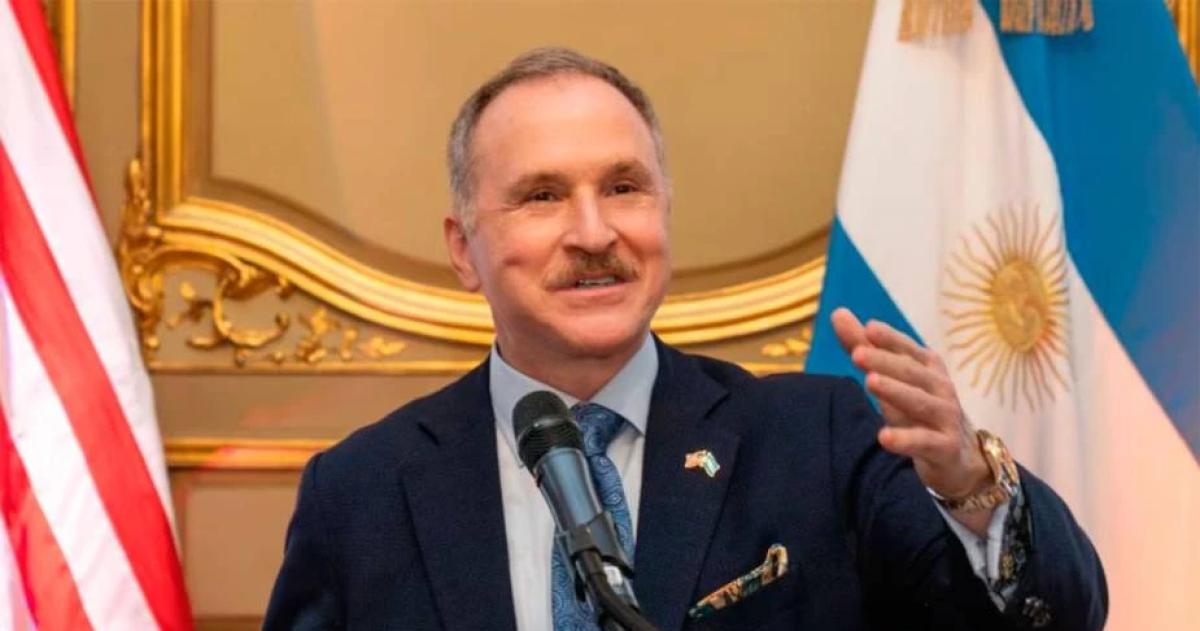 El embajador estadounidense Peter Lamelas ratificó el apoyo de la administración de Donald Trump a la gestión libertaria