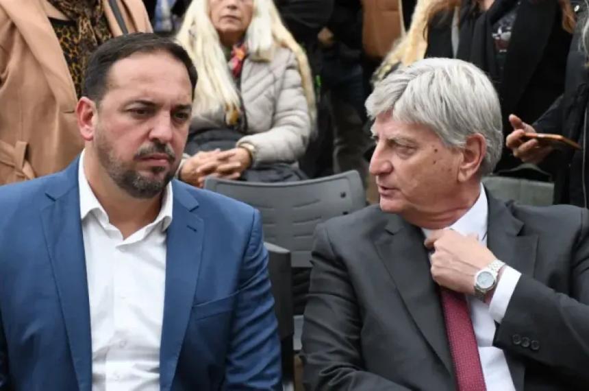 El intendente santarroseño junto al gobernador pampeano