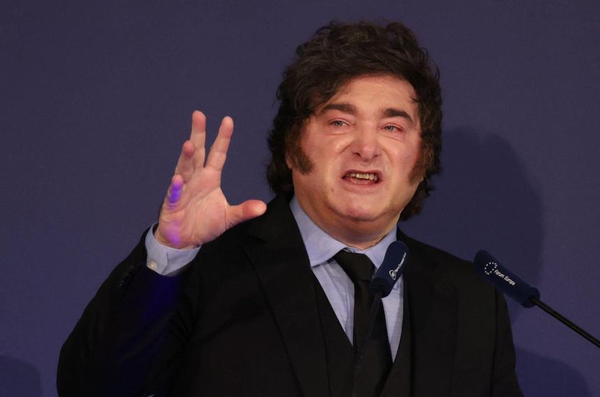 El presidente Javier Milei