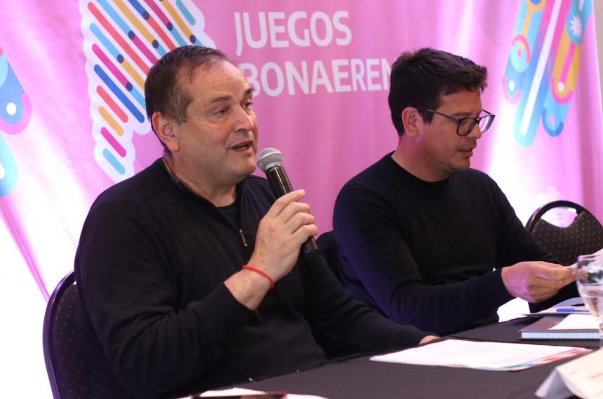 Almudévar estuvo en los Juegos Bonaerenses como expositor invitado