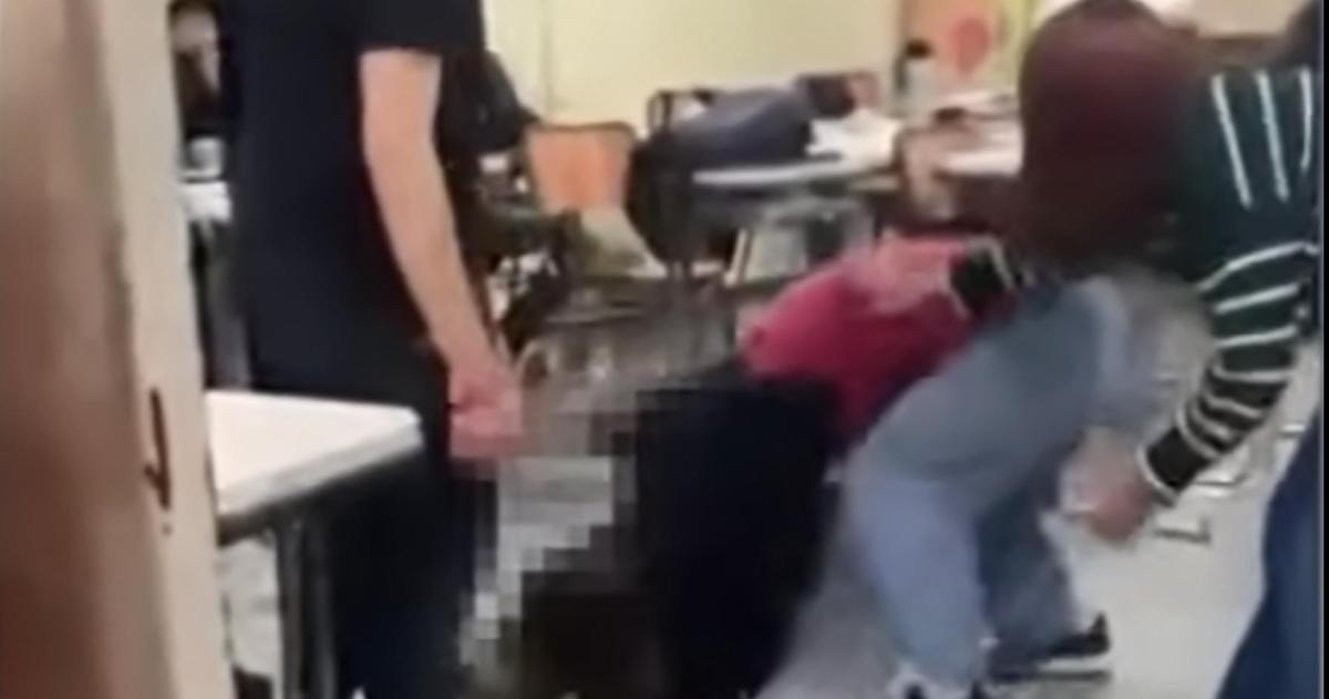 La pelea de este miércoles se produjo dentro de una de las aulas