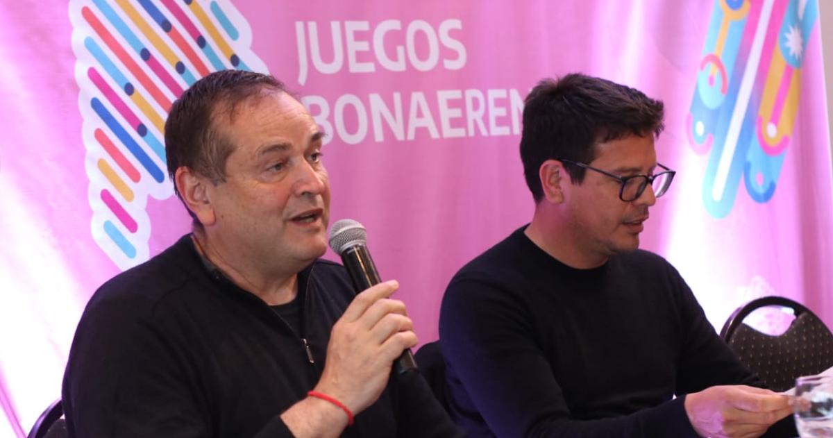 Almudévar estuvo en los Juegos Bonaerenses como expositor invitado