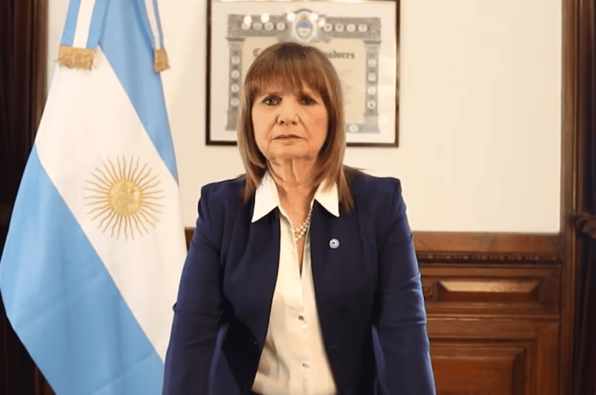 La senadora nacional Patricia Bullrich