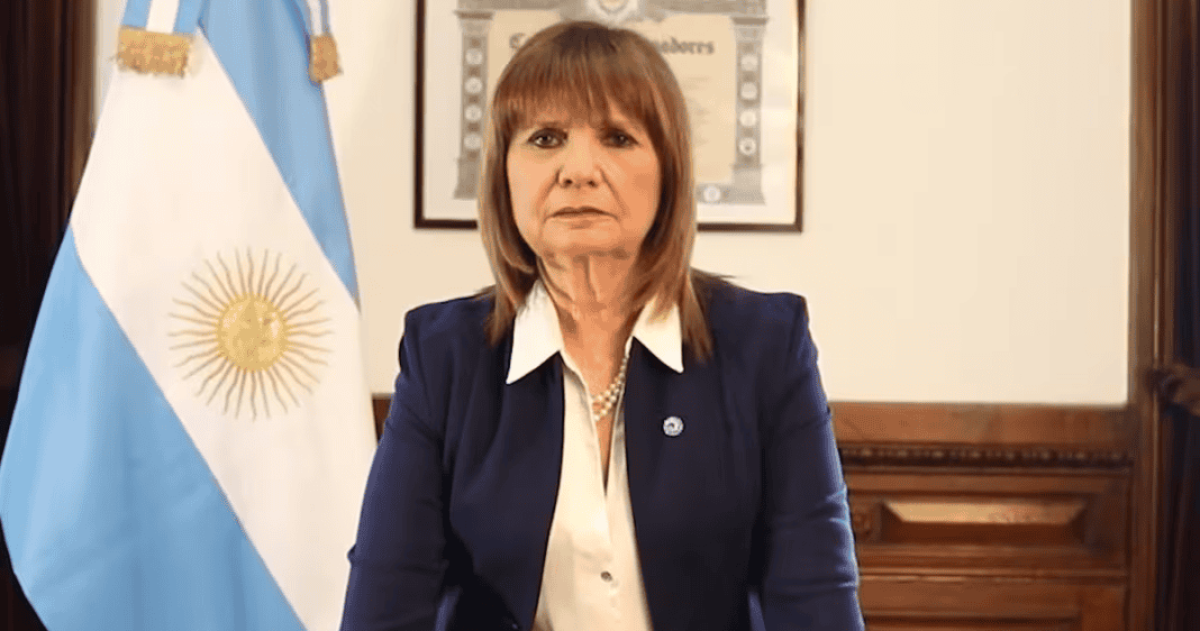 La senadora nacional Patricia Bullrich