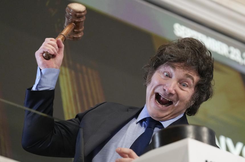 El presidente Javier Milei