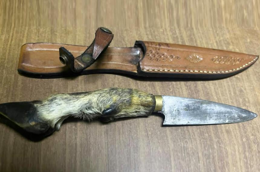 El arma que la policía le secuestró a la mujer de 29 años